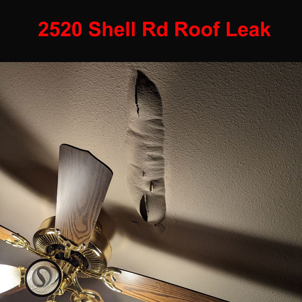 2520 shell rd roof leak